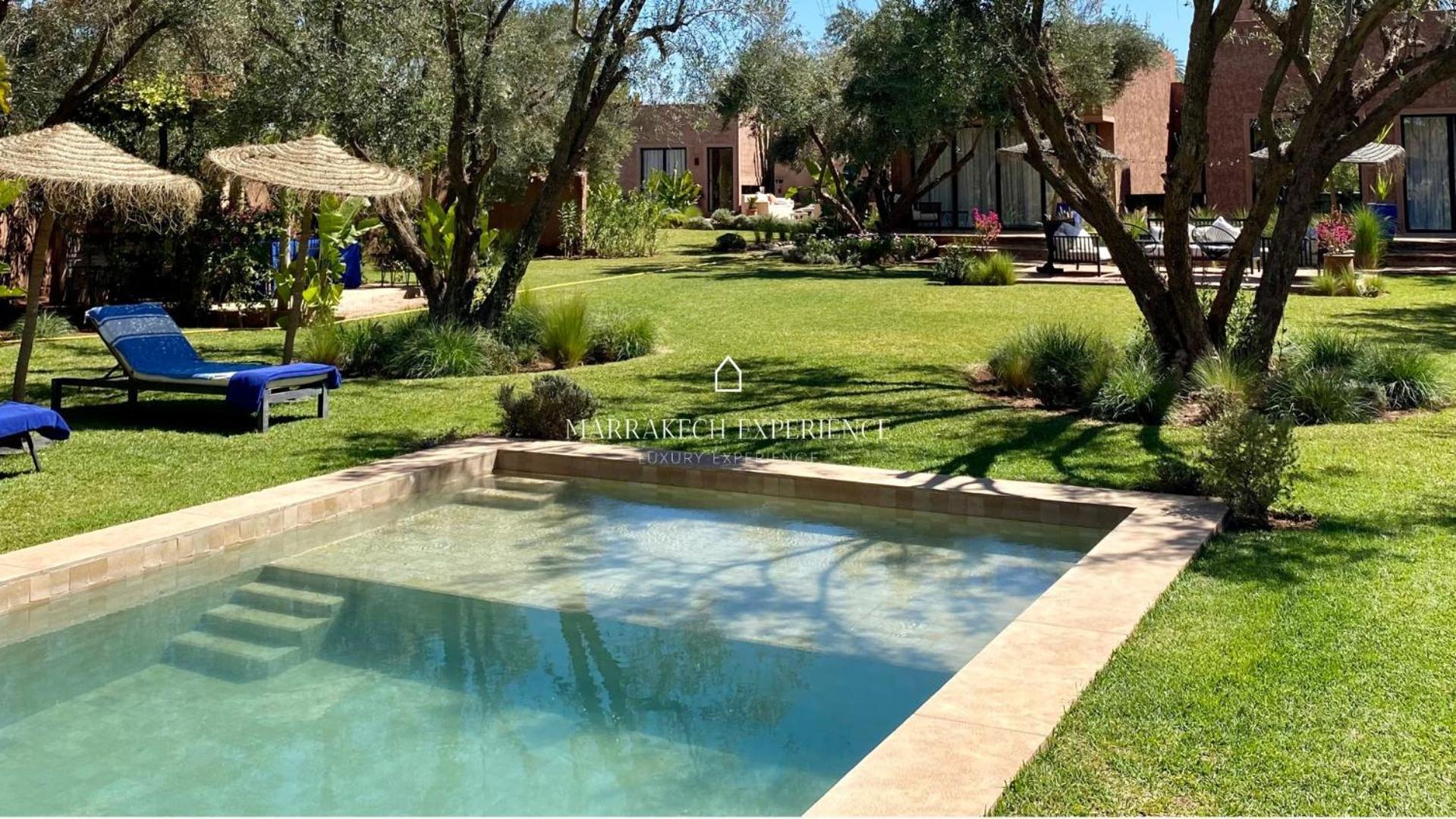Villa Jardin Bleu Marrakesh Exterior foto