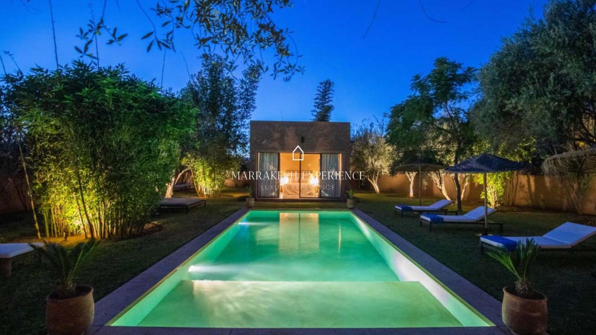 Villa Jardin Bleu Marrakesh Exterior foto